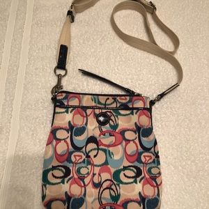 Coach, cross-body purse
